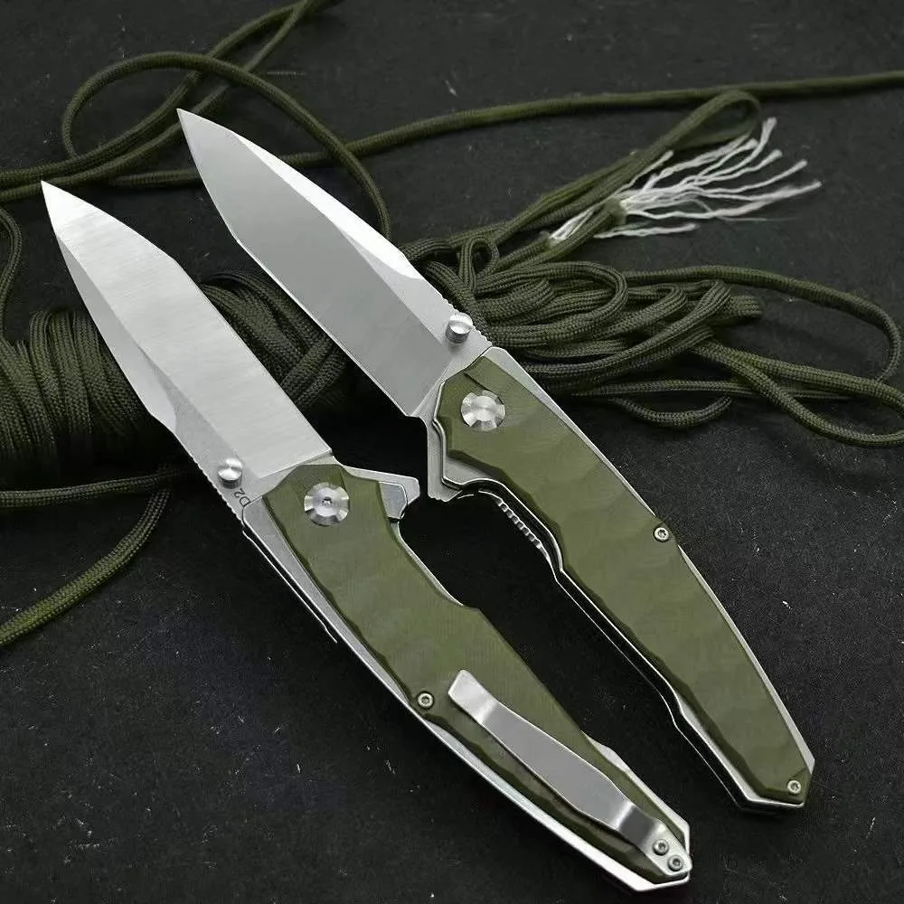 G10 Folding Knife Carry Outdoor High Hardness Camping Hunting Defense Tactical Folding Knife Survival Knife