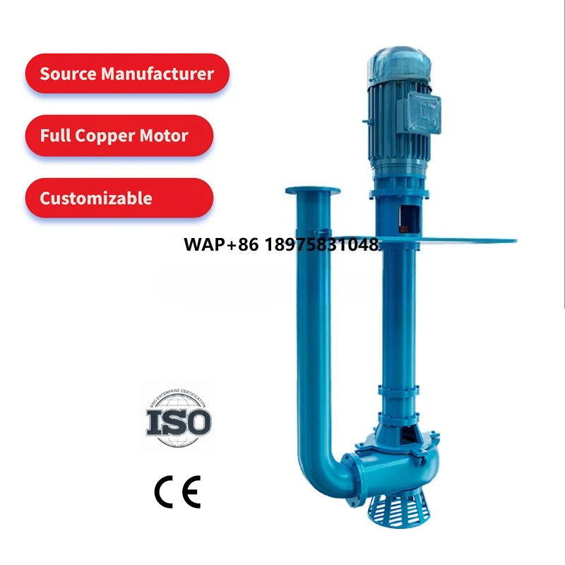 

Small Portable Stainless Steel OEM Centrifugal Electric Vertical Low Pressure Semi-Open Impeller Slurry Sand Pump