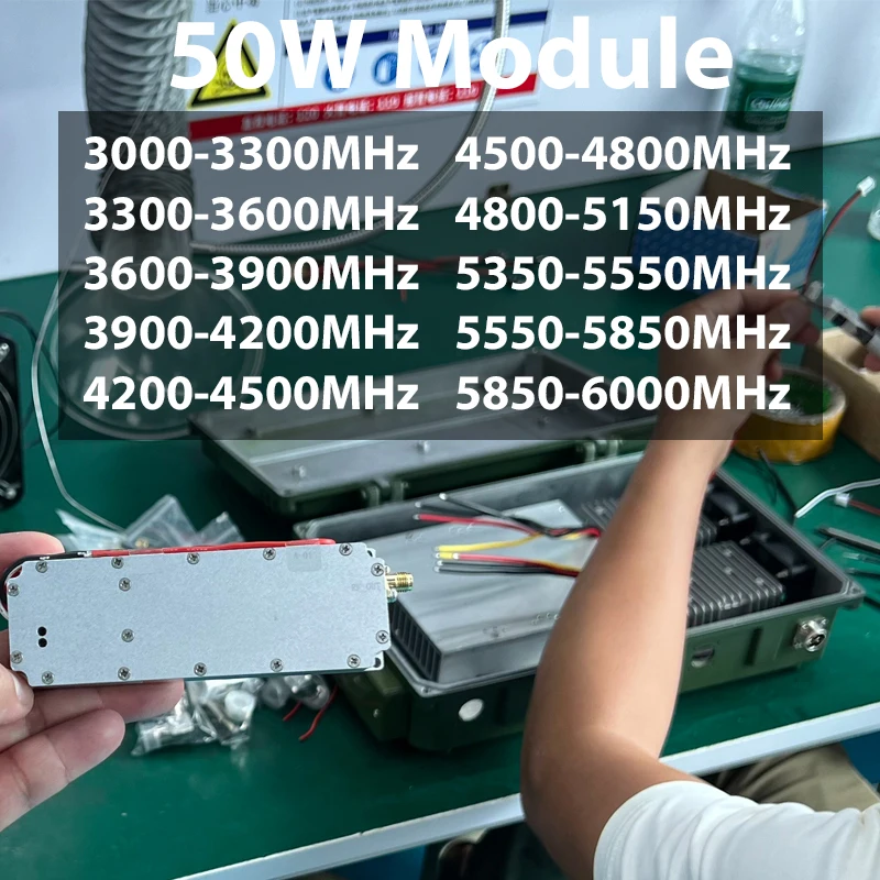 

50 Вт 380-460 МГц 750-900 МГц 5,8G блок генератора radiofreauency генераторы sianaweep сиана источник питания модули генератора блок