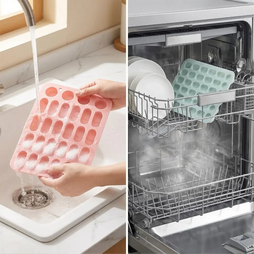 New Silicone Capsule Shaped Mold 28 Cavity Design Reusable Pill Mold Flexible Pill Mold Tray for Candy Making Chocolate Crafting