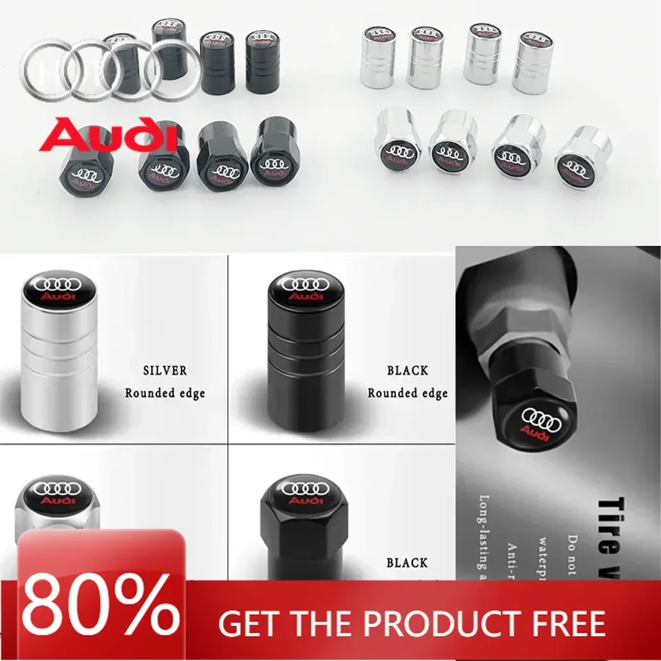 

Новые 3D-накладки на колесные диски из алюминия, 4 шт., для Audi A3 A4 B6 B8 B7 A6 A8, 2026 год