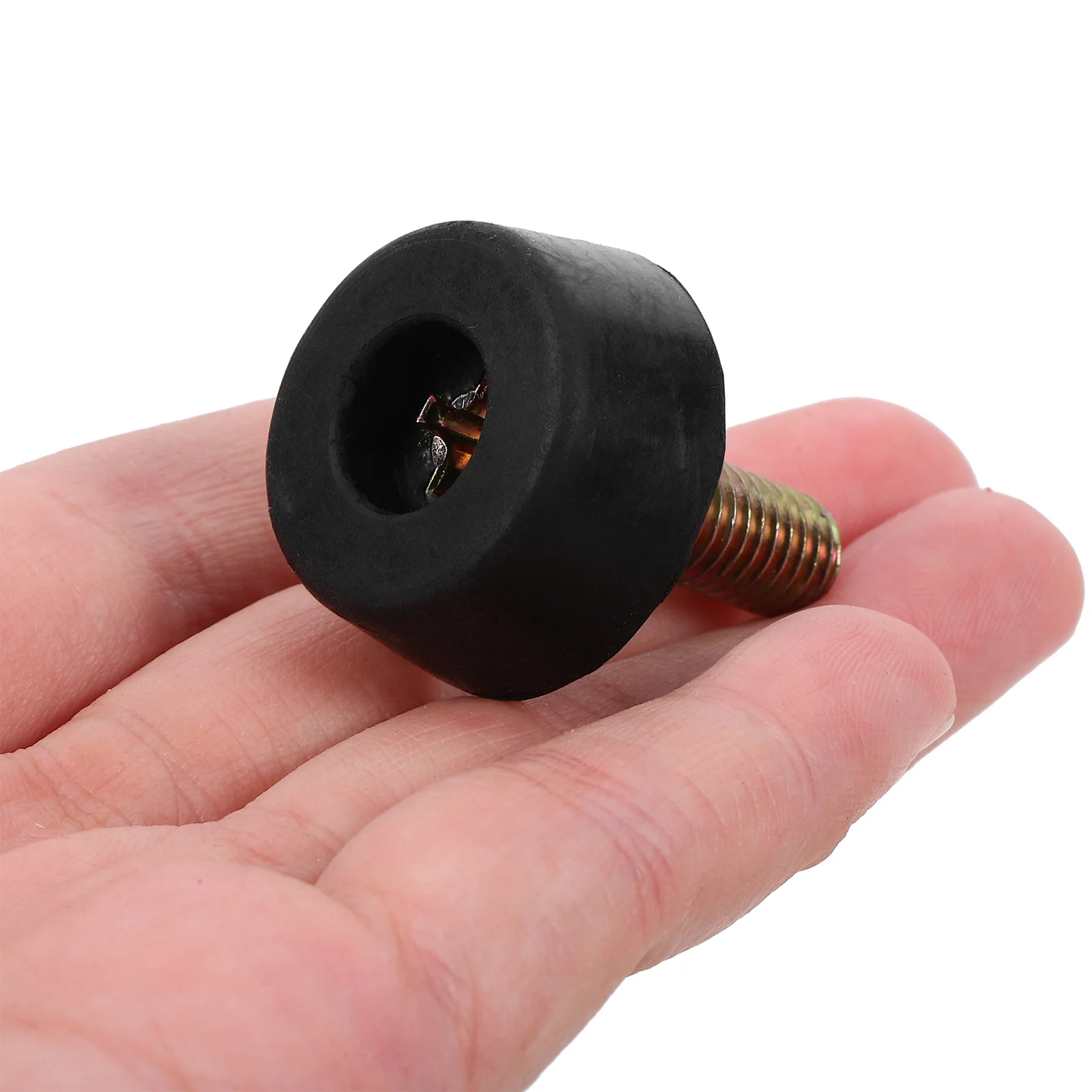 

1 Pair Engine Bonnet Adjuster Car Bumper Stopper Pin Regulator Iron Automotive Hood Stop Shim Cushion Car Hood Stopper Bumper