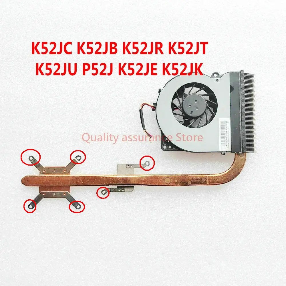 For K52JC K52JB K52JR Cooling System K52JT K52JU P52J K52JE K52JK PRO5IJ Laptop CPU Cooling Heatsink 100% Operation