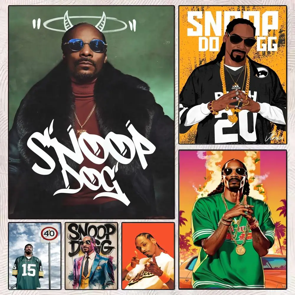 

Rappers-Snoop D-Dogg Poster Holiday Gifts Designed For Home Restaurant Office Space Wall Art