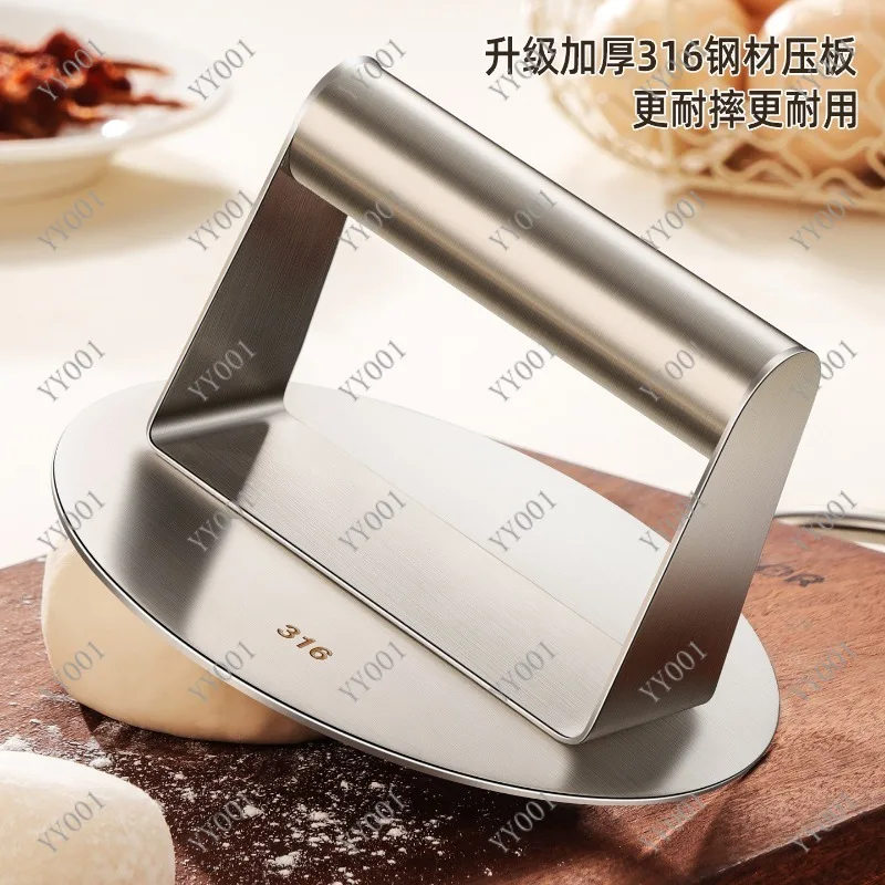 Wholesale Handheld Dough Press Tool 316 Steel Flatbread Bun Wrapper Maker For Household & Stall
