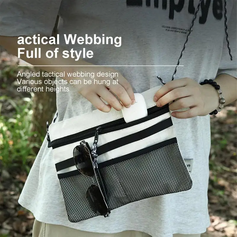 Waist Bags For Women Trendy Large Capacity Simple Fashion Lightweight Shoulder Fanny Bags Removable Buckle Outdoor Mobile Phone