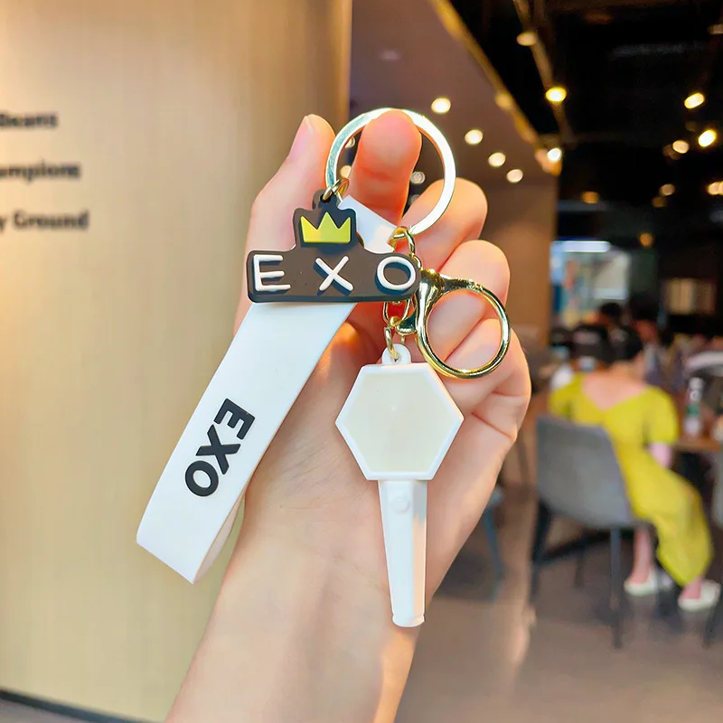 exo keychain Korean International Singers Combination Keyring Antique Jewelry For Fans Memorable