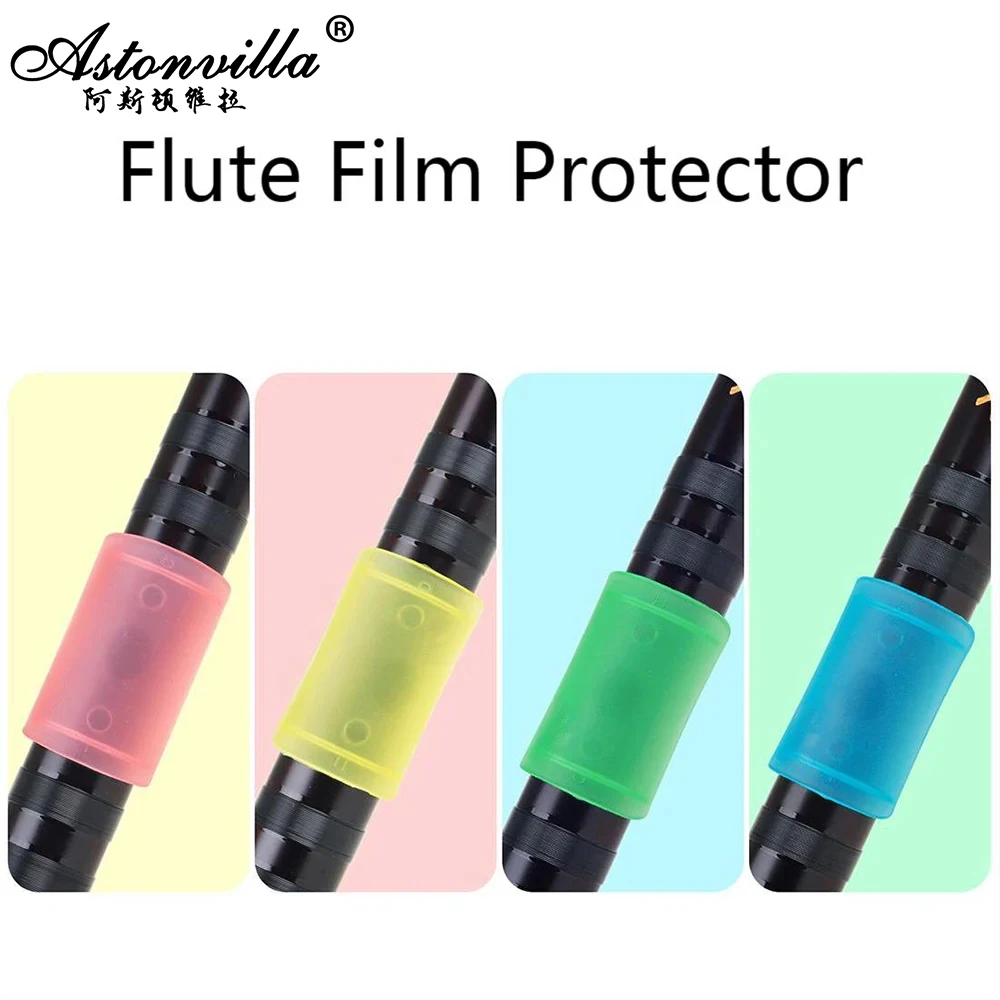 5 Pcs/Set Flute Film Protector Sound Hole Mouthpiece Cover for Flute Piccolo Whistle Music Tools Woodwind Instrument Accessories