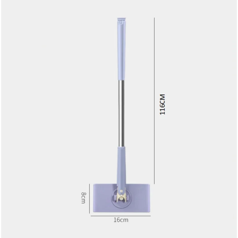 1Set Towel Mop Static Dust Removal Paper Mop,No Need to Wash Hands,Lazy,Retractable Mop,Rotatable Automatic Clamping,Lengthened