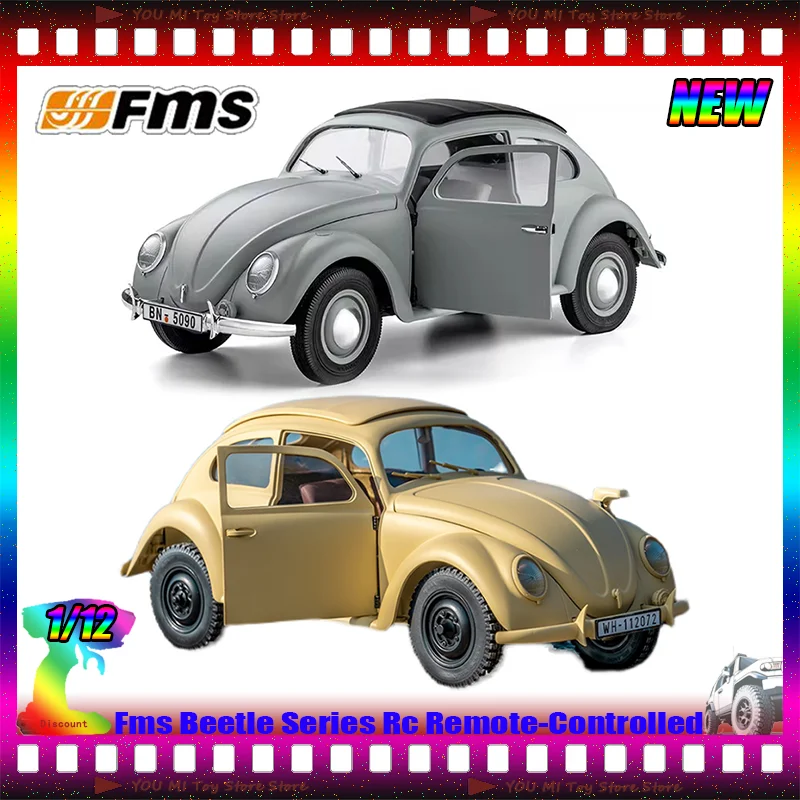 

Новая серия Fms 1:12 Beetle, радиоуправляемая электрическая модель автомобиля с дистанционным управлением, имитация ретро модель автомобиля для скалолазания, детские игрушки на заказ, подарок