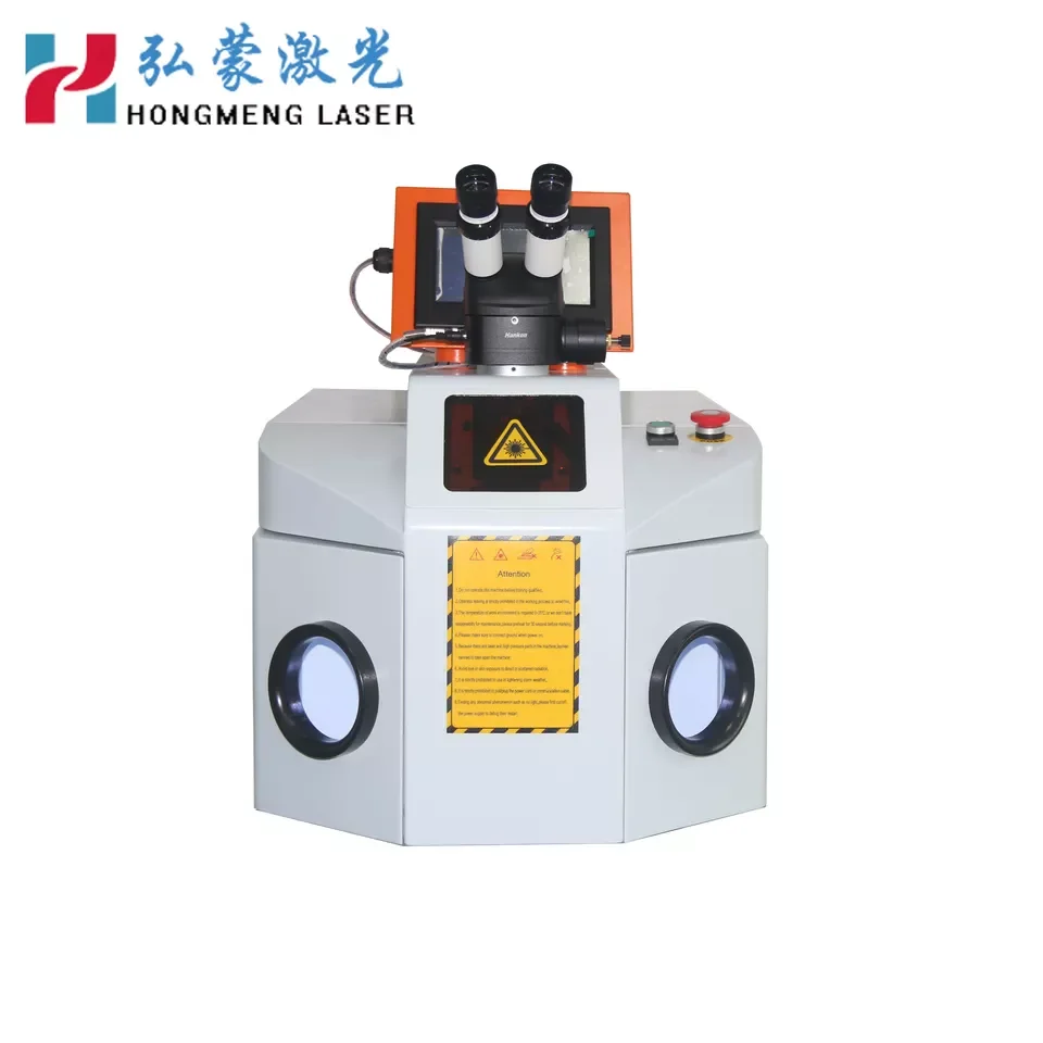 YAG 200W Laser Jewelry Spot Welding Machine Touch Screen Control Micro Soldering For Gold Silver Chain Ring Pendant