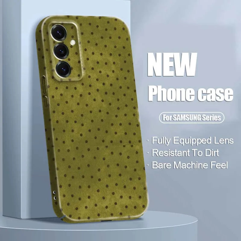Polka Dot Art Popular Phone Case For Samsung A73 A57 A56 A55 A53 A51 A37 A36 A35 A26 A21s A16 A15 A07 5G Feilin Shell