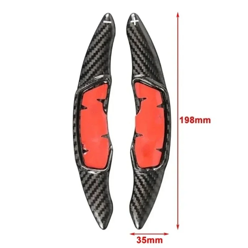 For SUBARU BRZ Forester (SJ) Outback XV / XV Crosstrek Legacy Impreza Real Hard Dry Carbon Fiber Steering Wheel Paddle Extension
