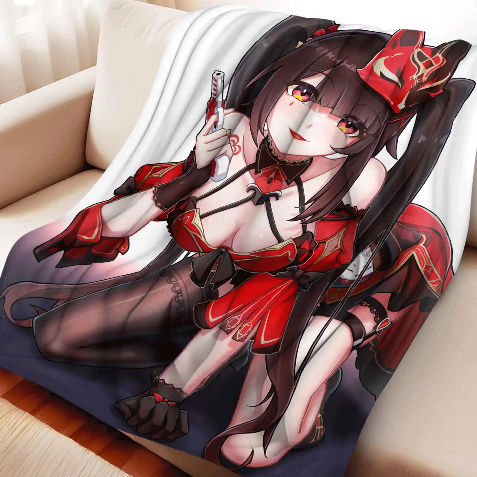 

Honkai Star Rail sparkle Flannel Throw Blanket Sofa Camping Travel Birthday Gift Blankets