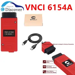 New VNCI 6154A Scanner Original Driver Support CAN FD DoIP UDS CAN FD Cover DOIP All Models And Function