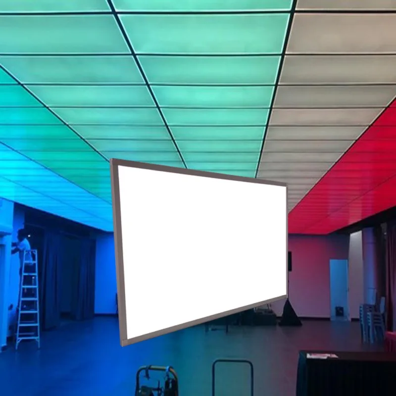 New Ultra-thin Poly Dimmable RGB Light Emitting Diode Backlight Panel Light Flexible Light Emitting Diode Lamp