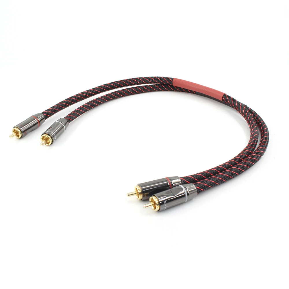 2Pcs/Pair CANARE Professional Audio Grade RCA Cable  Audio Male RCA to RCA HIFI For Amplifier DAC TV / 0.2M- 10M