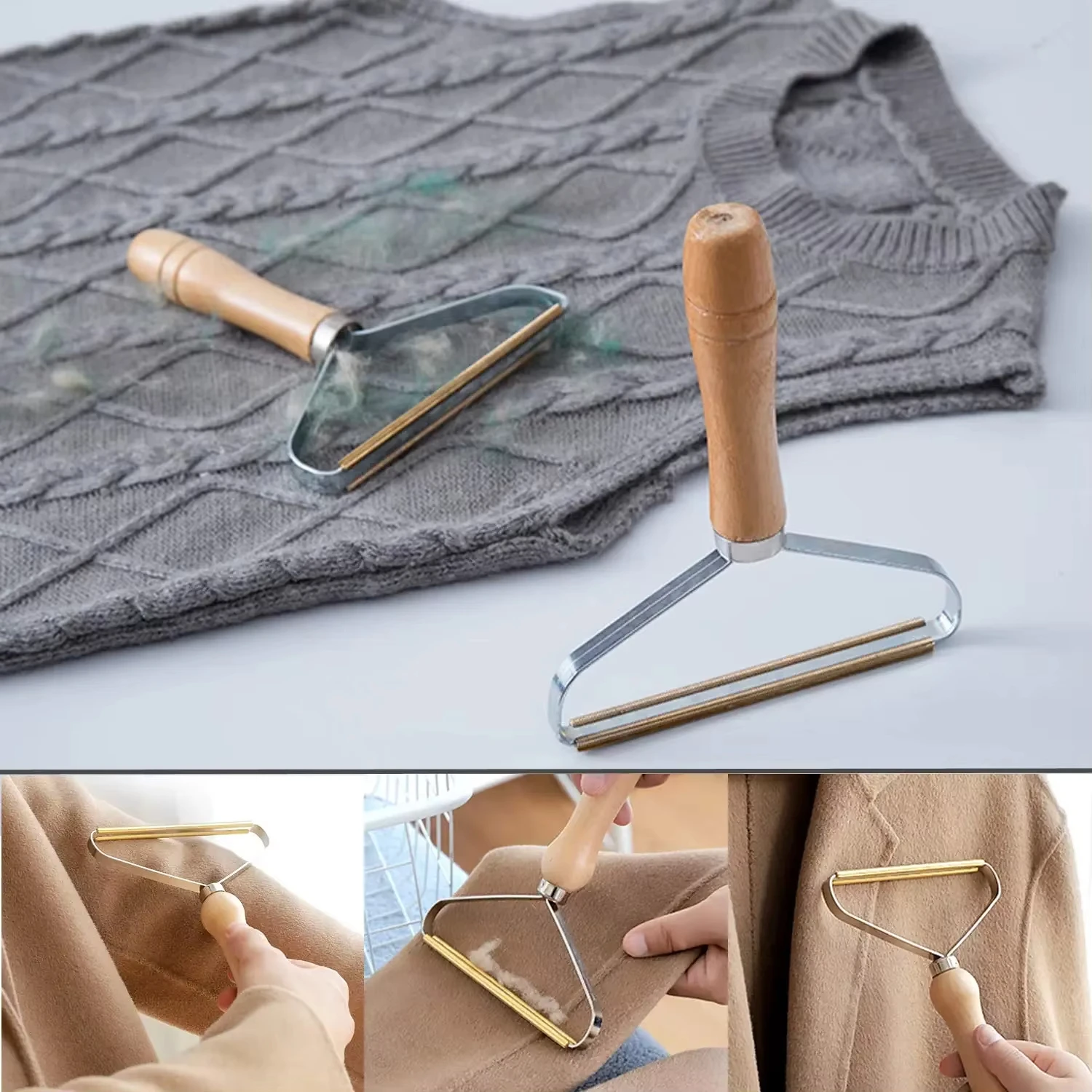 Cat and dog cleaning tools Portable manual hair remover Ball trimmer Carpet wool coat clothing hair remover Pet hair remover image 5