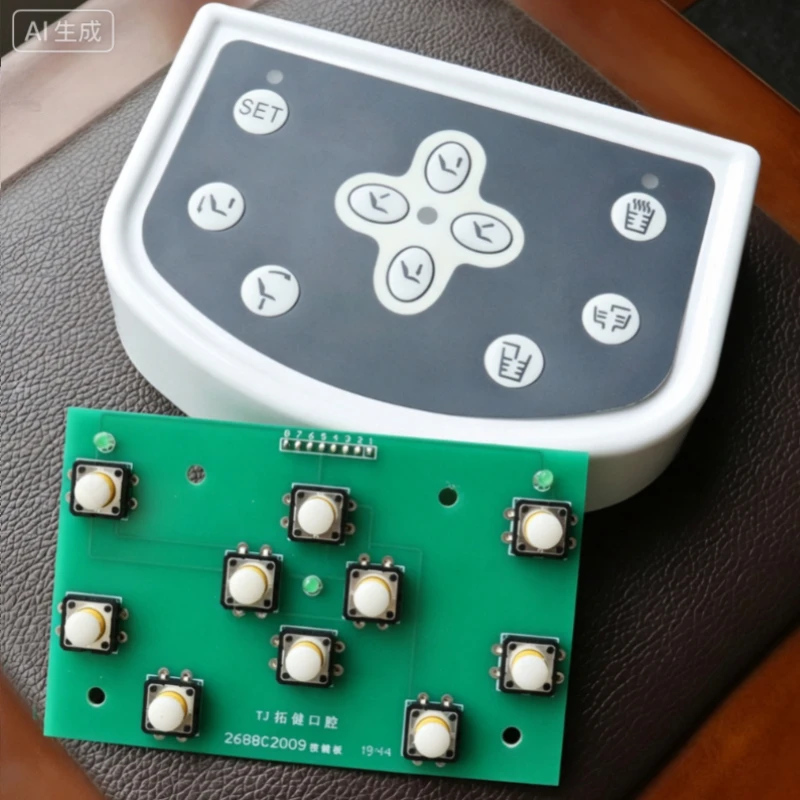 Dental Plum Blossom Small Assistant Control Box Single Shell No Base Plastic Housing Dental Chair Spare Accessory For Clinic Use