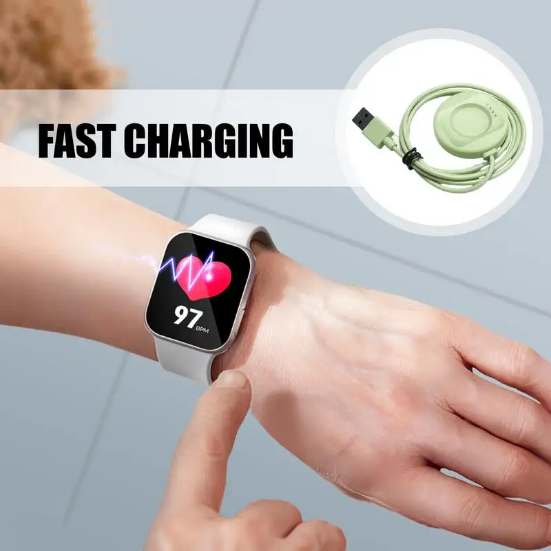 Orologio magnetico caricabatterie rapido adattatore magnetico per orologio intelligente accessori per Smartwatch per l'home Office viaggiare in palestra dormitorio