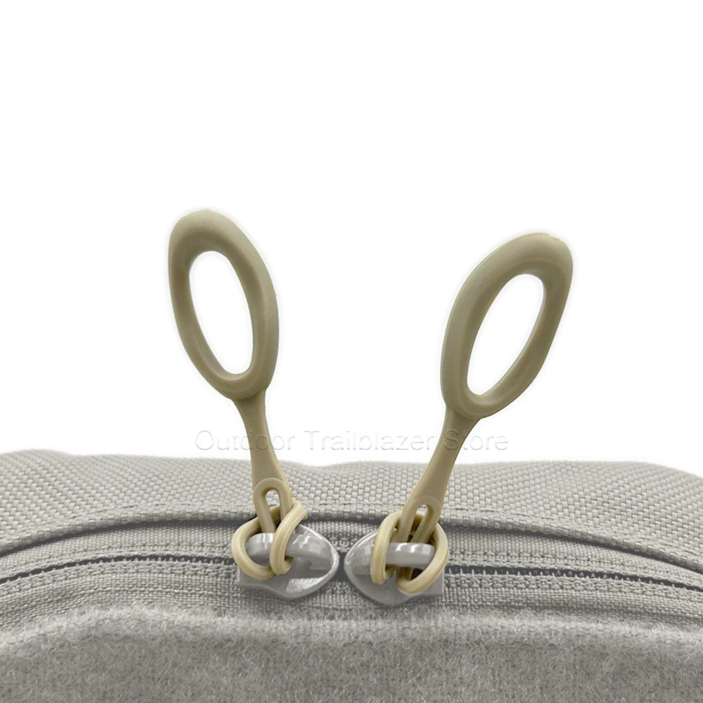 5PCS/10PCS Zipper Puller Replacement TPE Cord Extension Zipper Tab DIY Bag Accessories for Hunting Vest Backpack Accessories