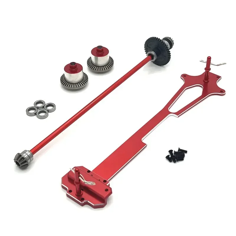 

Wltoys 124007 124016 124017 124018 124019 Редуктор центрального приводного вала в сборе 27T Моторная шестерня 1/12 Детали для обновления радиоуправляемого автомобиля