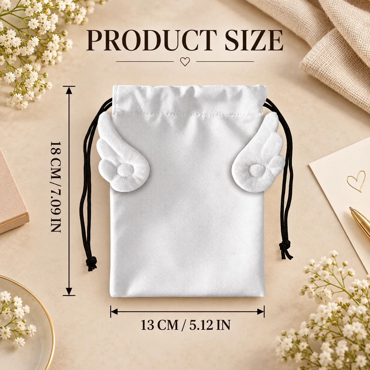 Custom Gift Bags Logo Text Name Party and Gathering Gift Bags Christmas Gifts Personalized Photo Drawstring Cute Bag Portable