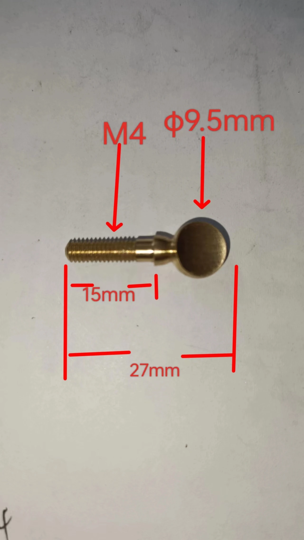 Tornillo de abrazadera para clarinete, productos semiacabados de latón antes de niquelar