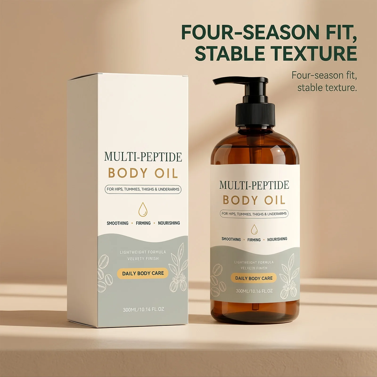 Firming Body Oil Gently Moisturizes Refreshing Non Greasy Boost Skin Elasticity Glow Soothe Skin Nourish Skin Texture Body Care