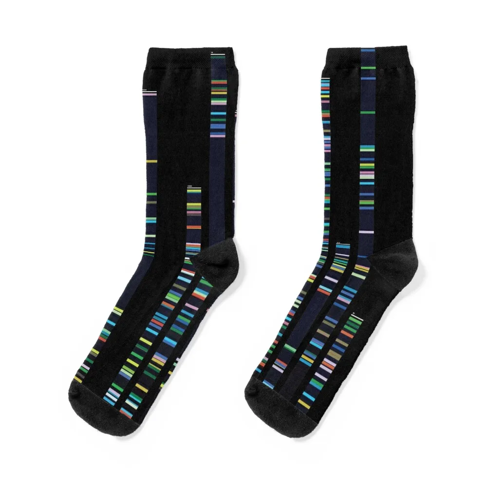 

DNA Genome Sequence - Science & Evolution Socks custom sports hiking Boy Socks Women's