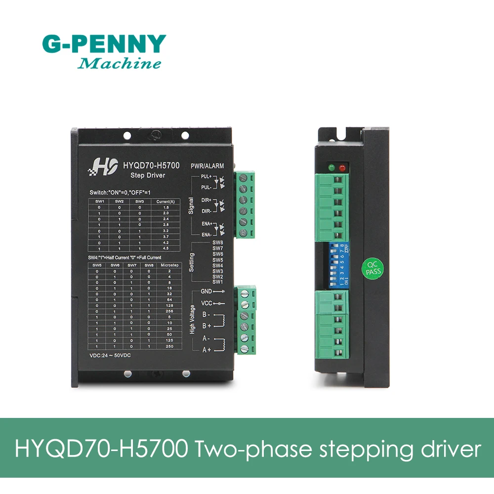 

Драйвер шагового двигателя Nema17/23 H5700 0,5-4A 9-42VDC, драйвер шагового двигателя 128 micosteps