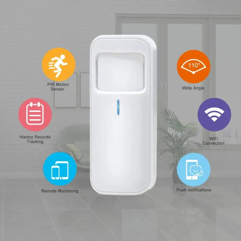 Tuya Smart WiFi PIR Detektor Infrarot Motion Sensor Alarm Smart Home Security System Arbeit Mit Smart Leben/TUYA