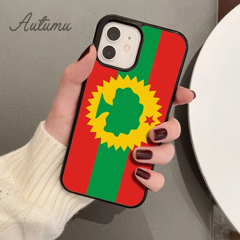 Somali Somalia Oromo Oromia Region Flag Phone Case for iPhone 15 16 SE2020 11 12 13 14 Pro Max mini 6 7 8 Plus Cover Fundas