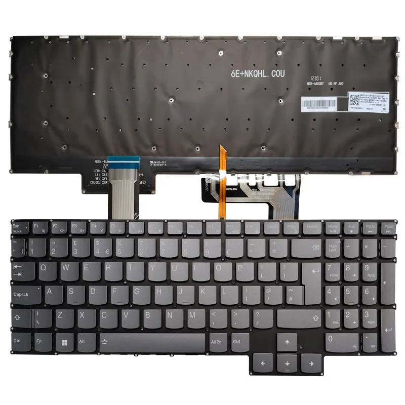 NEW FOR Lenovo Legion 5 Pro 16ARH7H 5 Pro 16IAH7H 16IRX8 15ARX8 UK/ Russian Keyboard