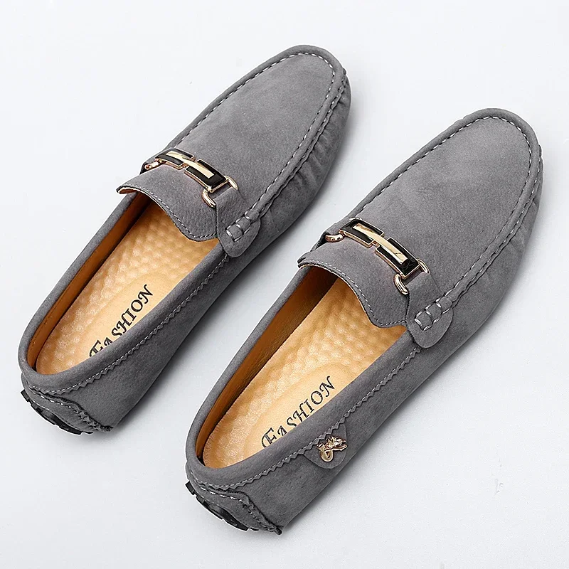 Casual Driving Flats Slip-On mocassini scarpe da barca mocassini uomo scarpe in pelle fatte a mano taglia 48 scarpe da uomo sneakers