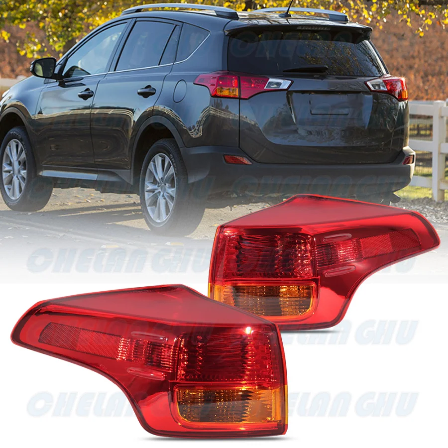 Для Toyota RAV4 американская версия 2013 2014 2015 автомобильные аксессуары внешний боковой 4-контактный задний фонарь задний стоп-сигнал 81560-0R030 81550-0R030