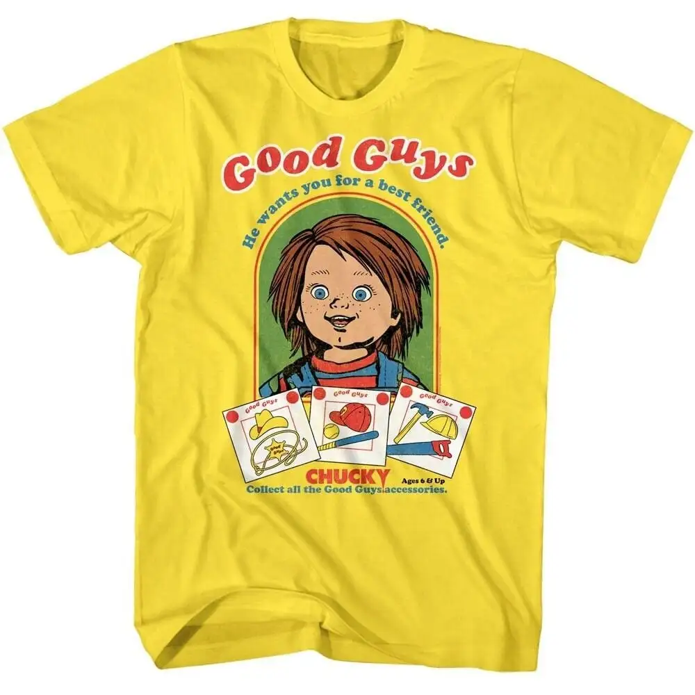 Childs Play Chucky T Shirt Good Guys Horror Men\'s