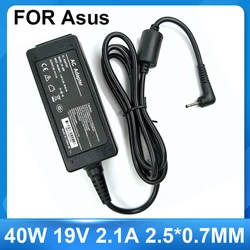 AC Adapter 19V 2.1A 40W 2.5*0.7MM AC Laptop Charger Adapter For ASUS Eee 1001Px PC X101CH R051PX N17908 ADP-40PH