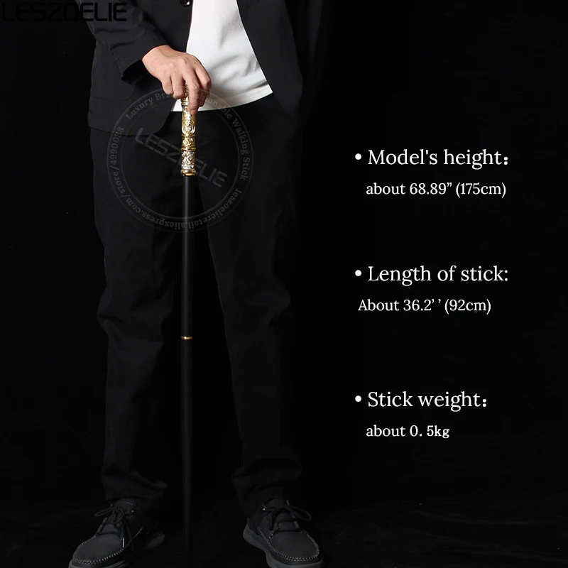 5 ألوان 92 سنتيمتر الفاخرة الذهب عصا للمشي رجل موضة عصا للمشي سيدة حفلة عصا للمشي أنيقة خمر قصب للانفصال