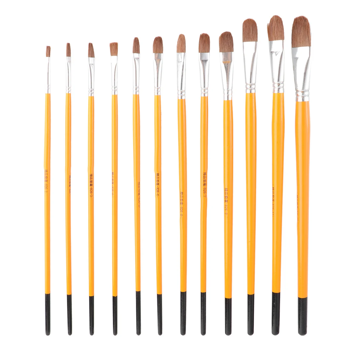 

12pcs Painting Set Watercolor Brushes Different Sizes For Fine Detail Large Area Family Gift Drawing Painting Set Art