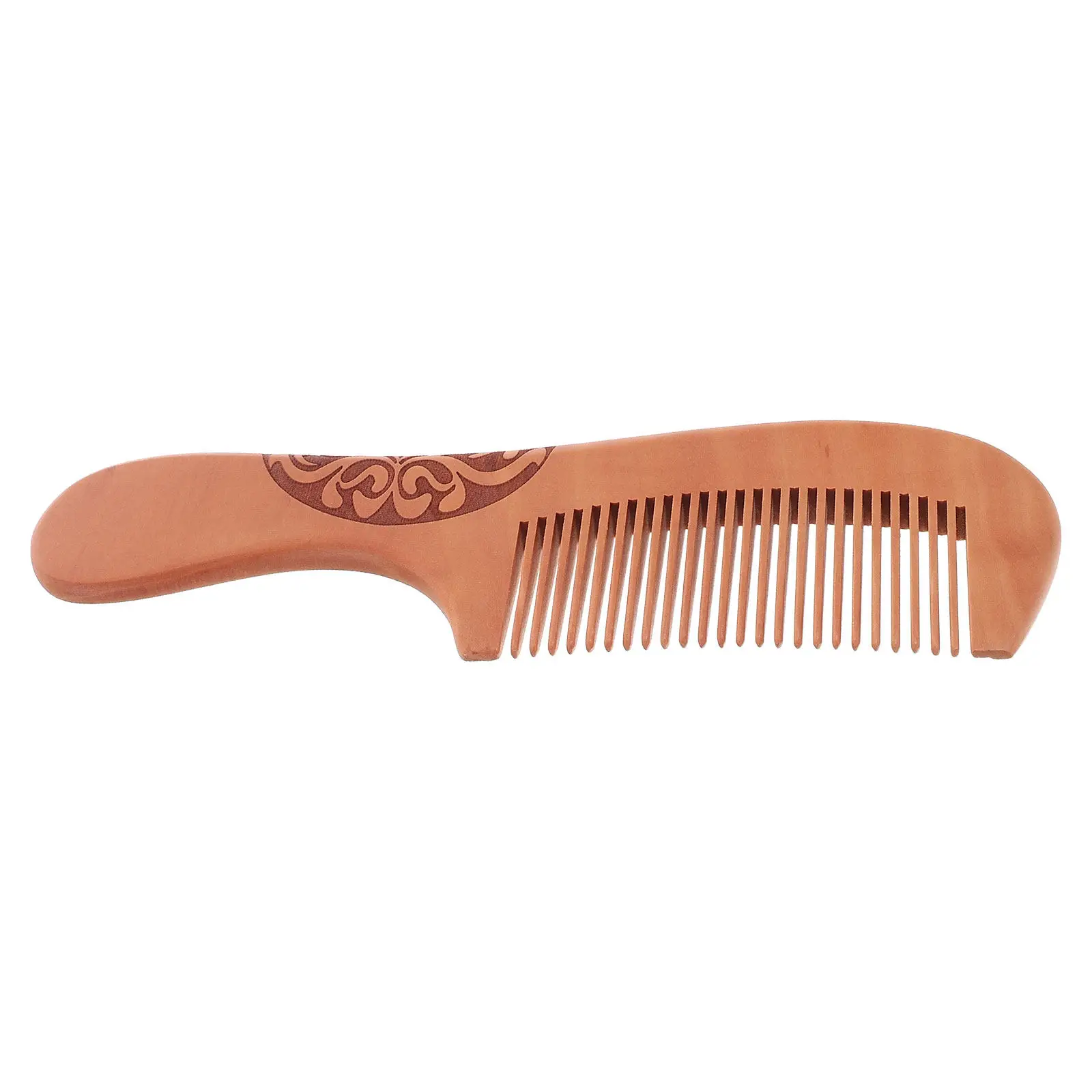 

Natural Wood Long Handle Comb Anti-Static Smooth Wooden Hair Comb for Men Women Detangling Beard Care Daily Travel