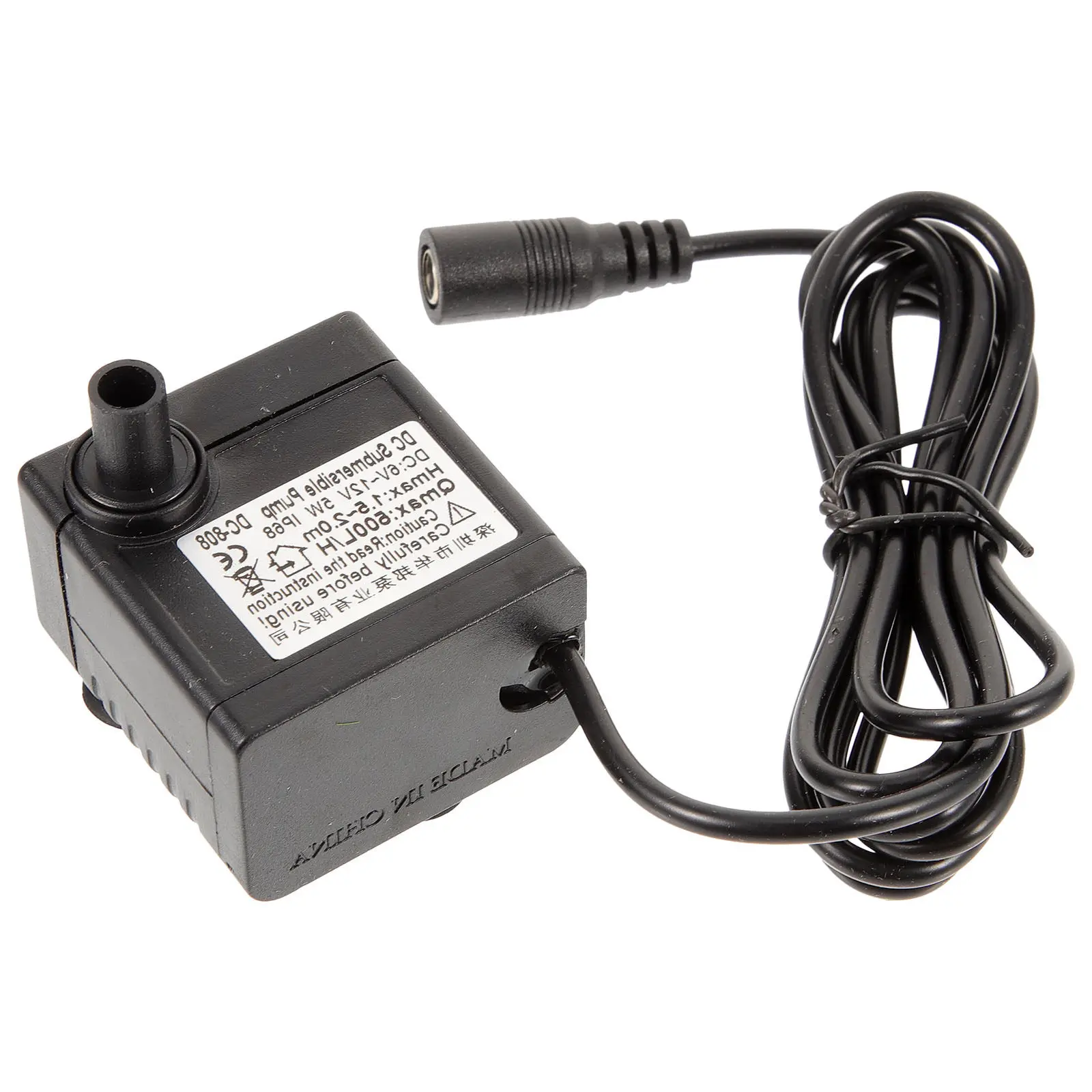 Solar Submersible Pump DC24V Brushless Quiet Water Pump for Aquarium Fountain Car Cooling Computer Water Cooling System