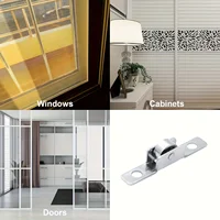 24Pcs Door Pulleys Sliding Roller Wheels for Kitchen Bathroom Cupboard Patio Sliding Track Systems Stable Mute 3