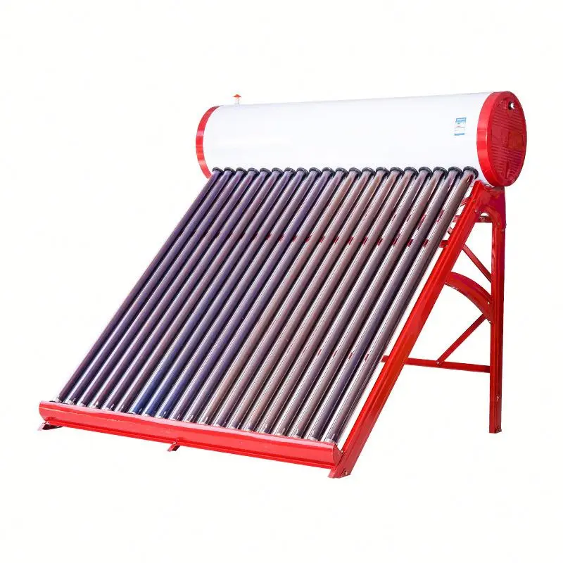 50 100 200 300 500 1000 Liter Non Pressure Evacuated Tube Solar Water Heater System with Stainless Steel Water tank