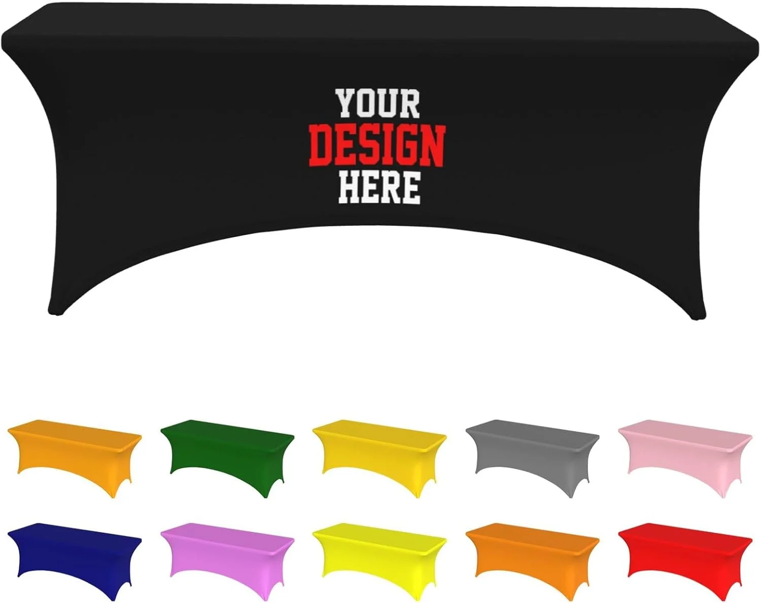 Custom Table Cloth with Business Logo Add Text Logo Design Your Own Business Decor Birthday Party Wedding Home Customized