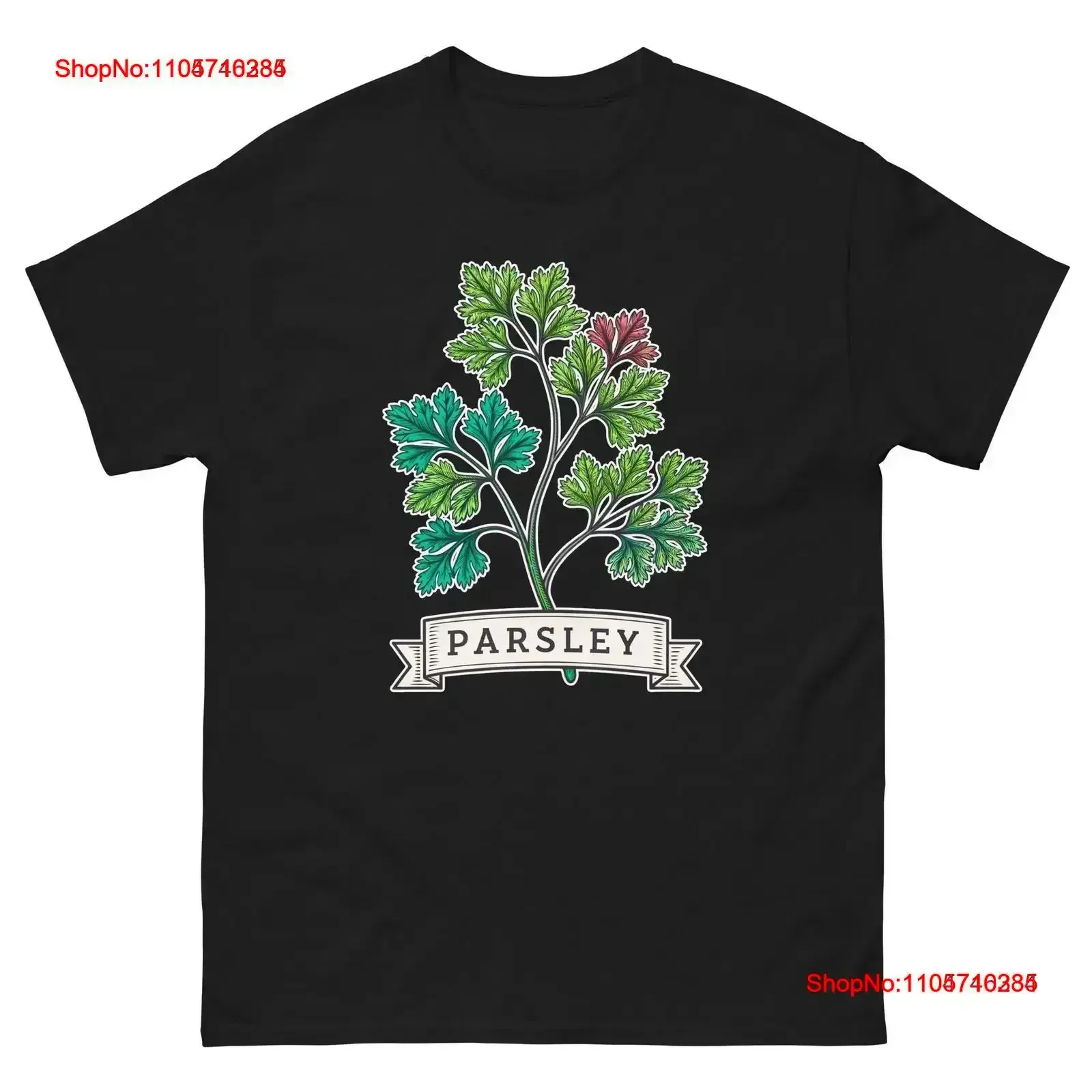 Parsley Plant Horticulture Landscaping Gardening T Shirt vintage Washed graphic streetwear designer clothes Stylish vintage