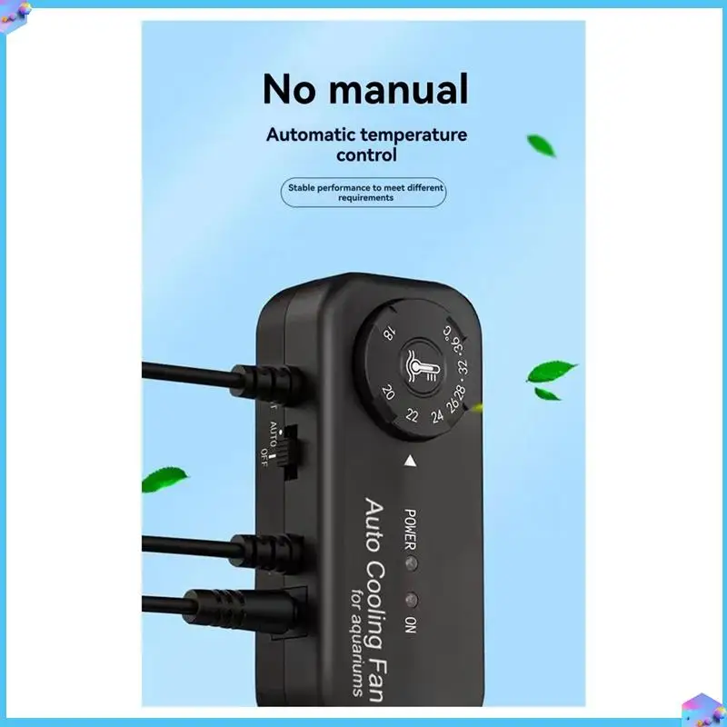 

A43T ACF Series Вентилятор охлаждения для аквариума Бесшумный вентилятор с автоматическим контролем температуры Аксессуары для морского аквариума