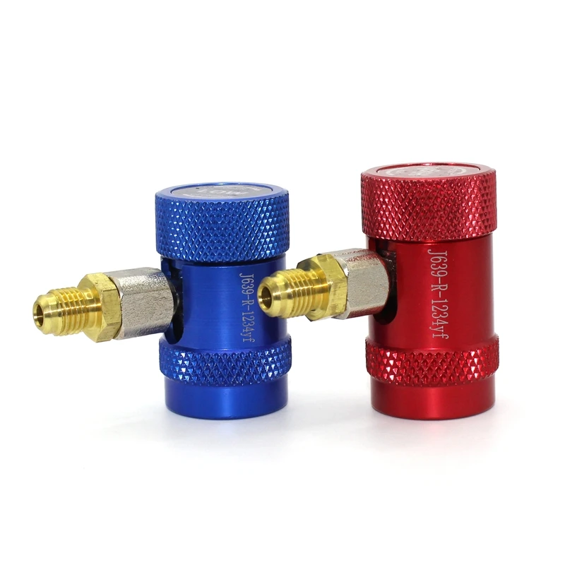 Free Shipping,New Refrigerant 1234YF Manual Quick Coupler High and Low M12*1.5,R1234 refrigerant joint filler transition joint