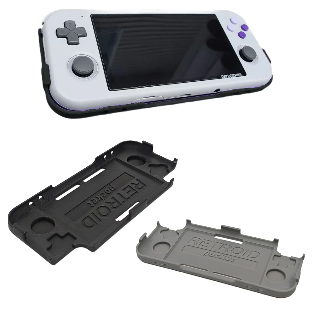 

New Retroid Pocket 3+ Reversible Grip Case Protective PLA+ Shell Case Retroid Grip For Retroid Pocket 3+ Game Console Accessori