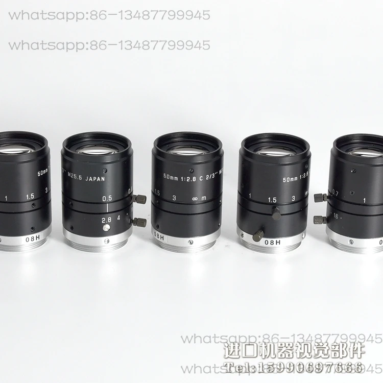 

9 New optart MK5028 megapixel fixed focus industrial lens 50mm 1:2.8 C M25.5